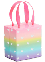 a rainbow gift bag